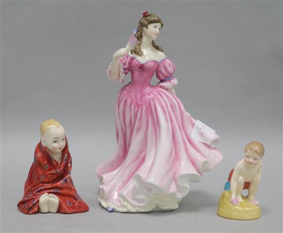 Three Royal Doulton figurines